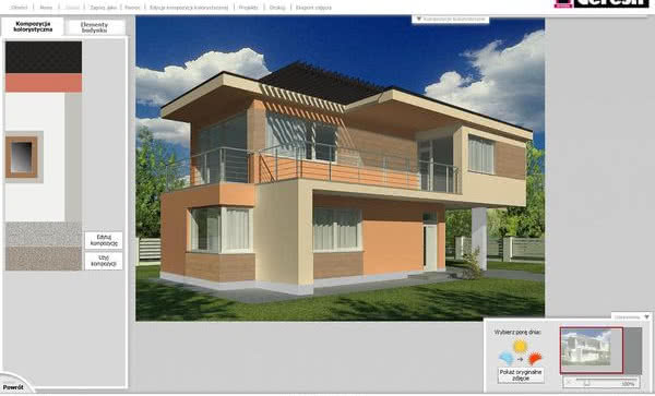 Aplikacja Ceresit VISAGE - zaprojektuj wygląd zewnętrzny swojego domu