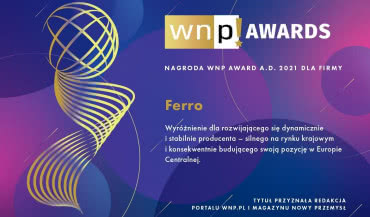 FERRO laureatem wyróżnienia WNP Award