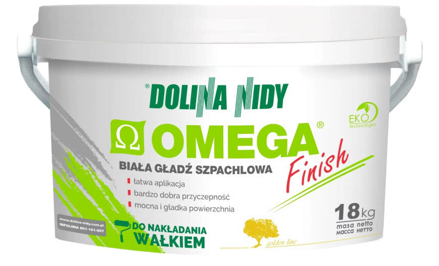 Nowość – biała gładź szpachlowa OMEGA Finish