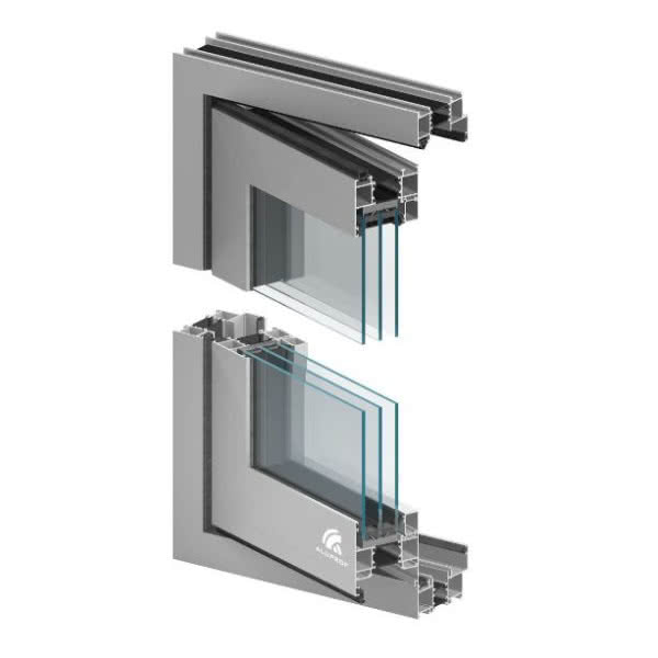 System zewnętrznych drzwi harmonijkowych ALUPROF MB-86 FOLD LINE