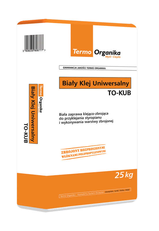 Klej uniwersalny biały do styropianu i siatki TO-KUB