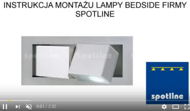 Instrukcja montażu oprawy Bedside Left