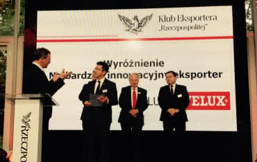 Grupa VELUX wyróżniona za działalność eksportową