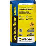 Samopoziomująca cementowa masa szpachlowa weber.floor 4020