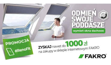 Odmień poddasze z programem FAKRO RenoFit  