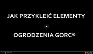 Jak przykleić elementy ogrodzenia GORC® firmy Joniec®?