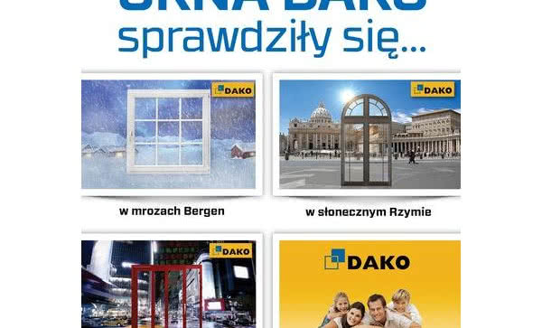 "Okna DAKO sprawdzą się w Twoim domu!" - Kampania telewizyjna DAKO Jesień 2013